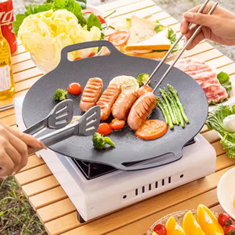    Chapa de Grelhar para Camp - Camping Cooking Griddle avaliação e preço