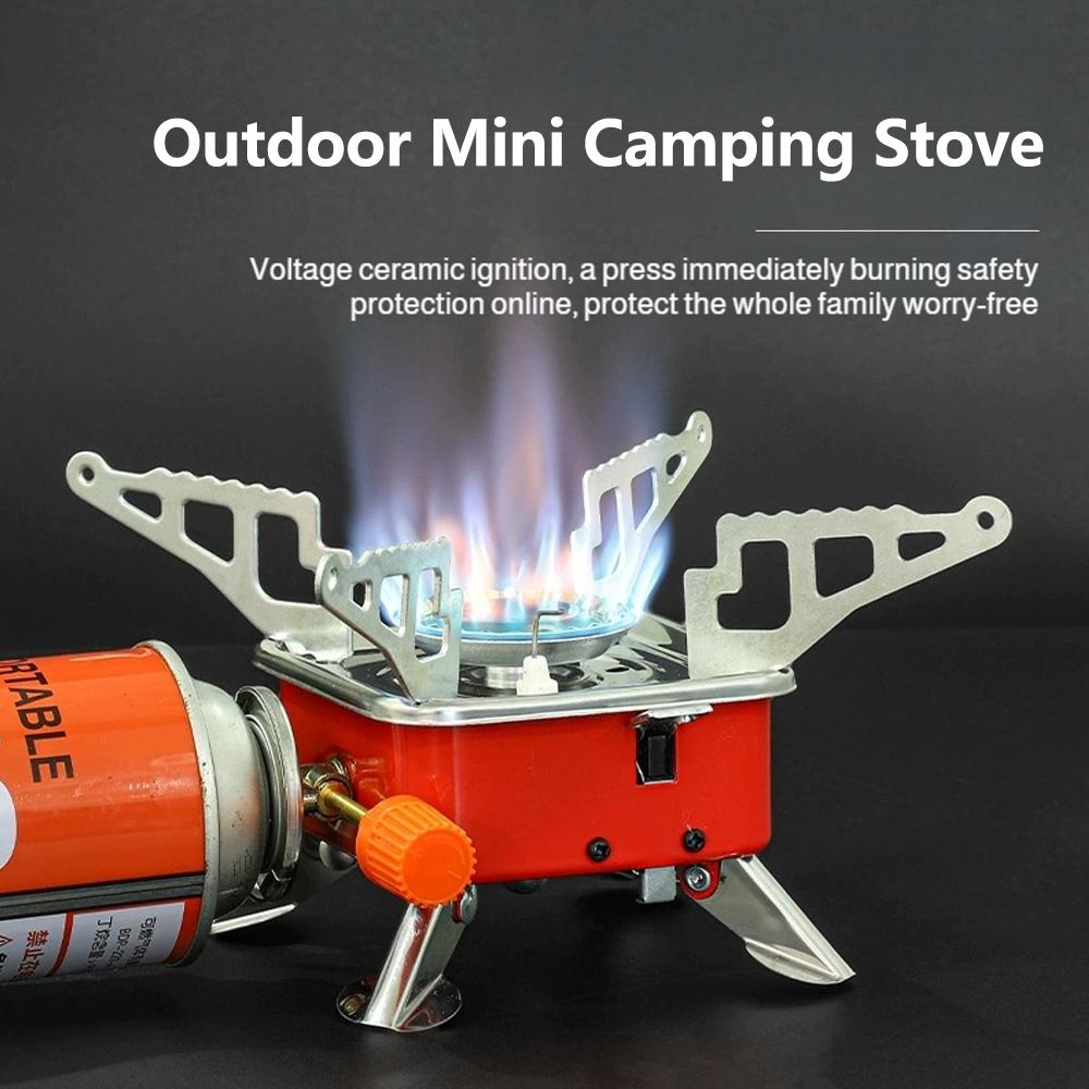 Novo Fogão a Gás Portátil Dobr - Camping Cooking Backpack avaliação e preço