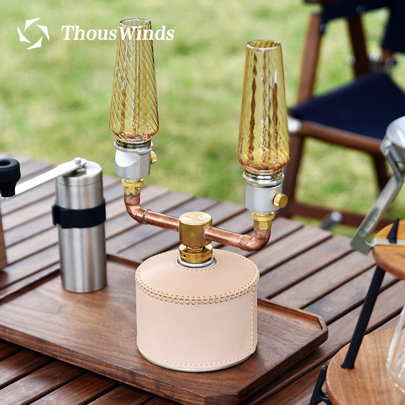 Thous Winds Handmade Couro Gás - Camping Cooking Cover avaliação e preço