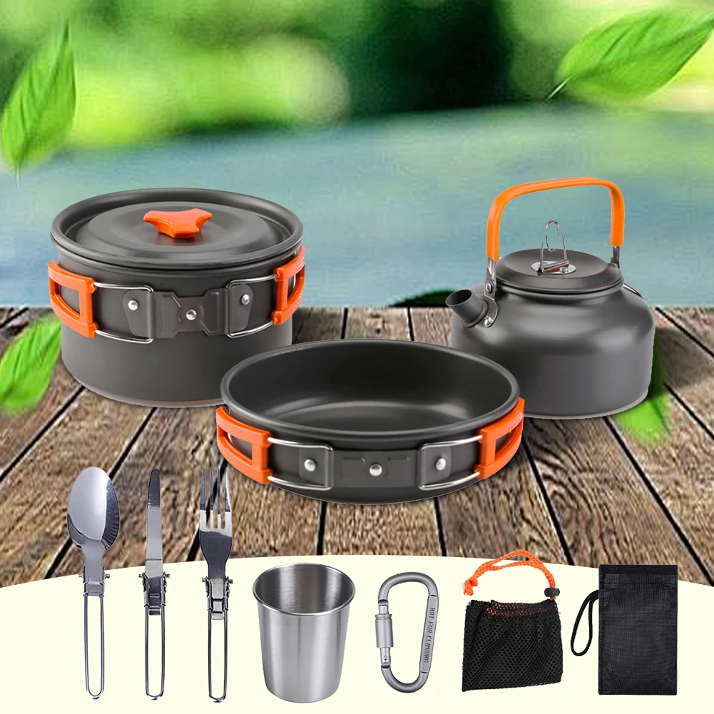 Kit de Utensílios de Cozinha p - Camping Cooking Kit avaliação e preço