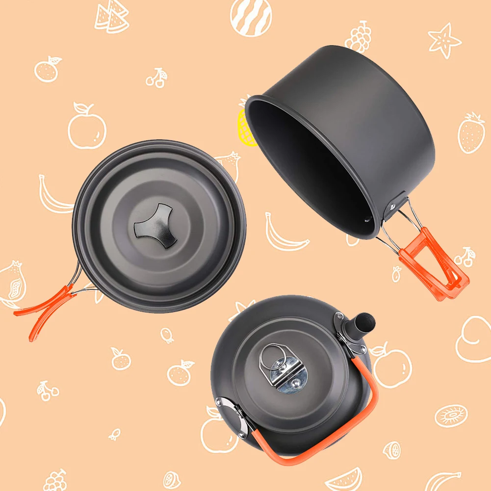 Kit de Utensílios de Cozinha p - Camping Cooking Kit avaliação e preço