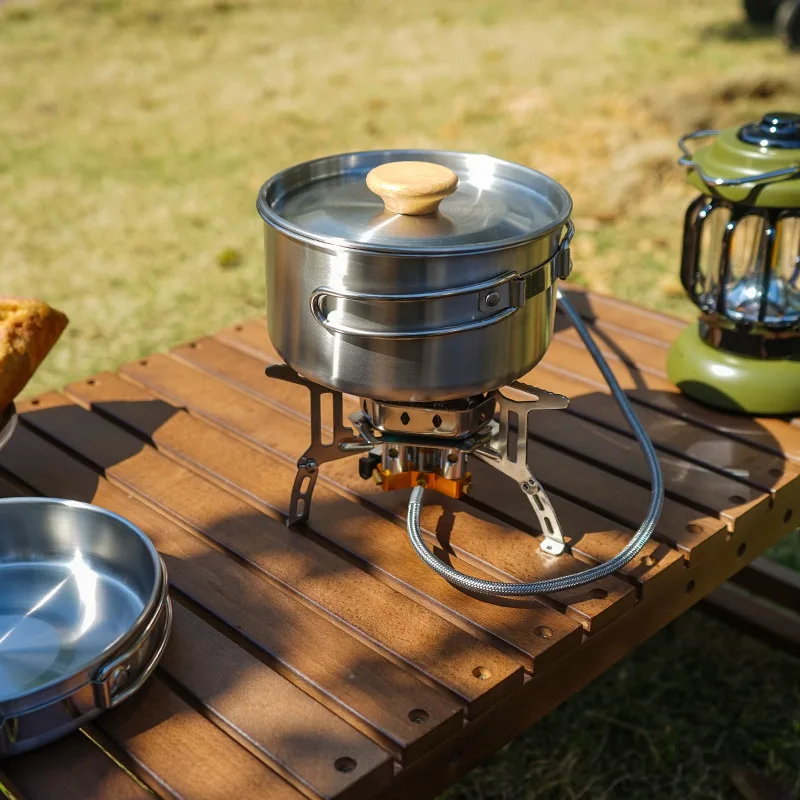 Conjunto de panelas dobráveis  - Camping Cooking Kit Box avaliação e preço