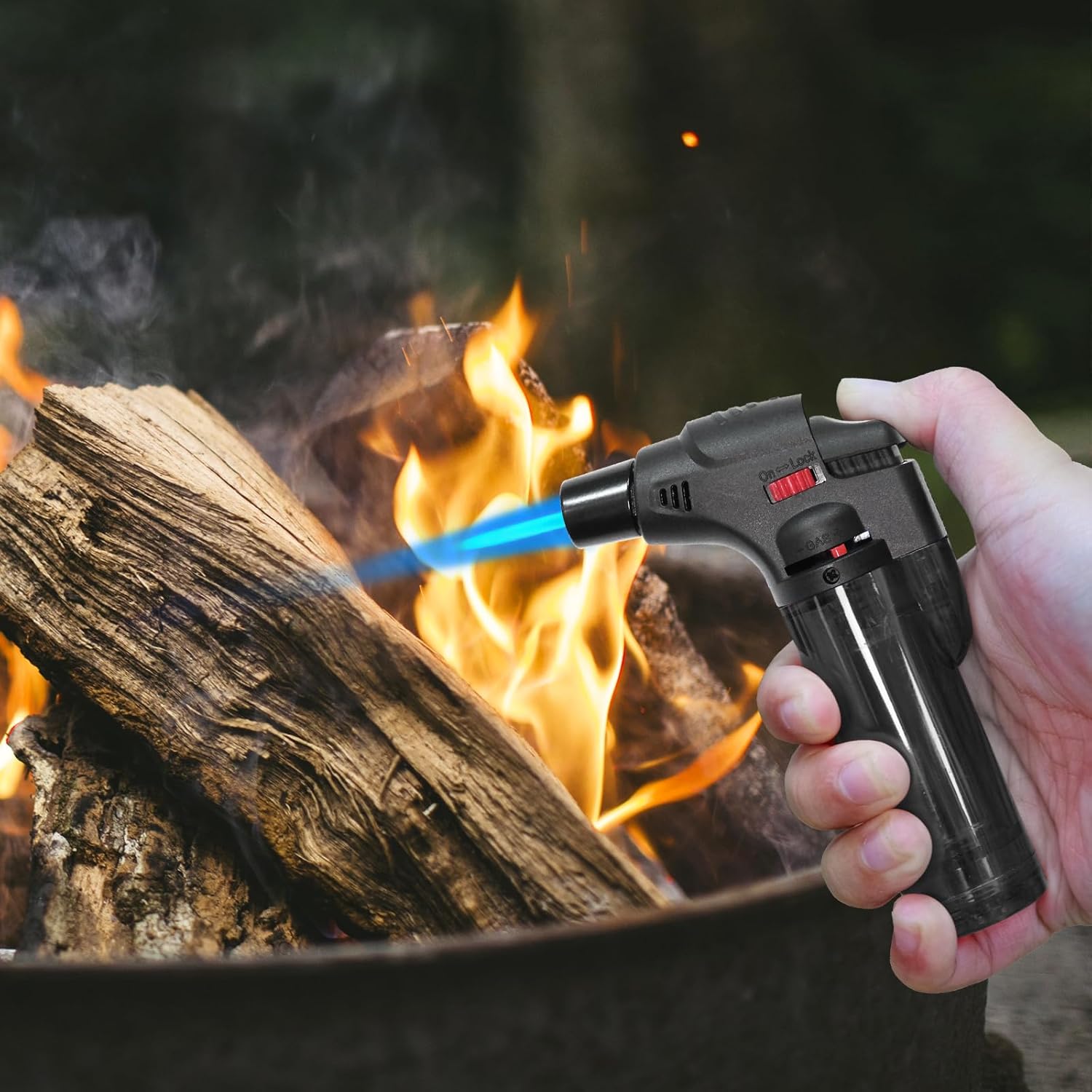 Butano recarregável jato chama - Camping Cooking Griddle avaliação e preço