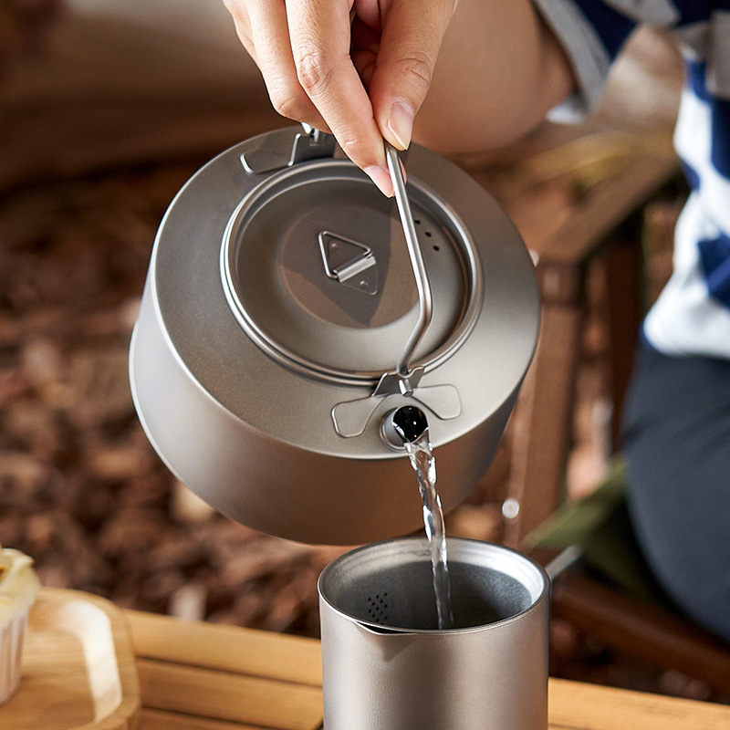 Chaleira de titânio para cozin - Camping Cooking Pot avaliação e preço