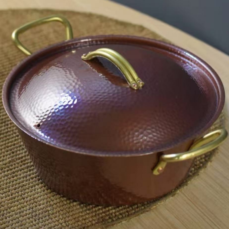 Pote de cobre vintage artesana - Camping Cooking Pot avaliação e preço