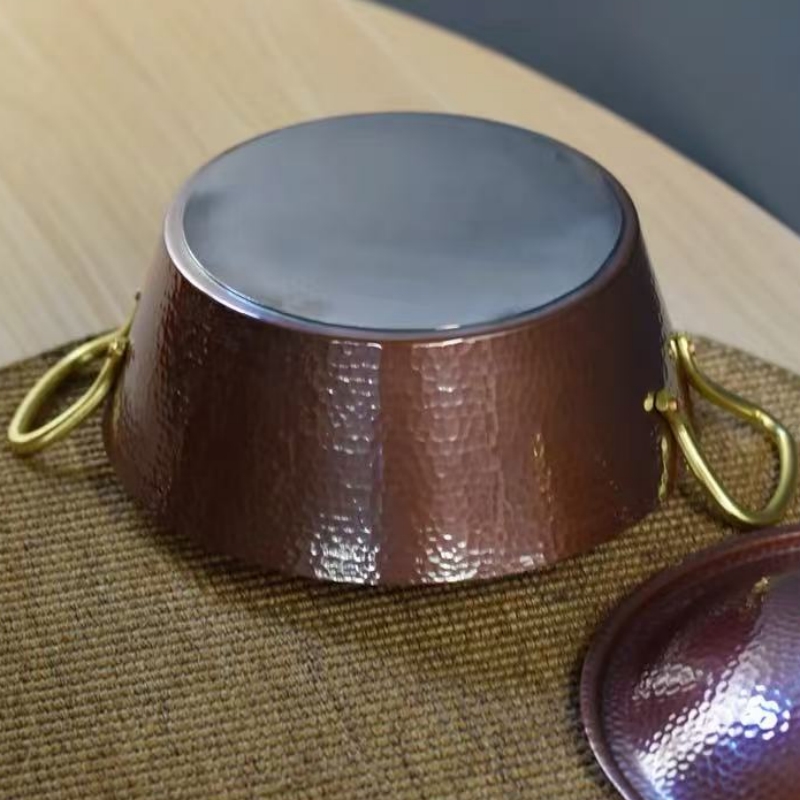 Pote de cobre vintage artesana - Camping Cooking Pot avaliação e preço